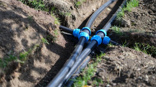 Underground Water Line Installation in Asheville