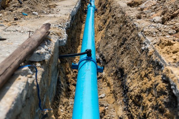 Water Main Installation in Asheville