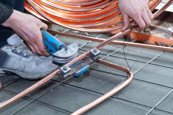 Copper Piping Installation in Asheville